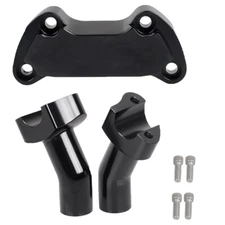 3.5" Tall Handlebar Riser Clamp For Harley Heritage Softail Dyna Fat Street Bob