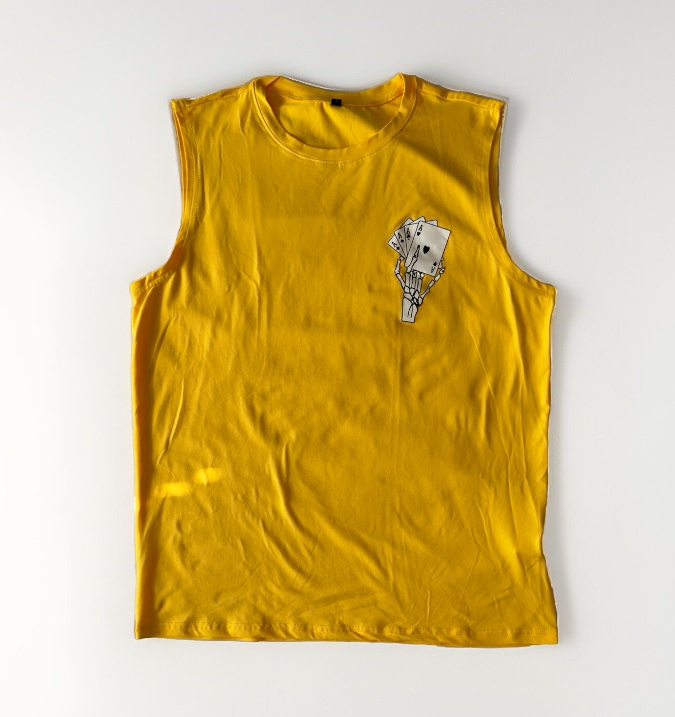 Tank Top Men’s Large New Without Tags Outdoor Yellow Casual Summer Halloween-image