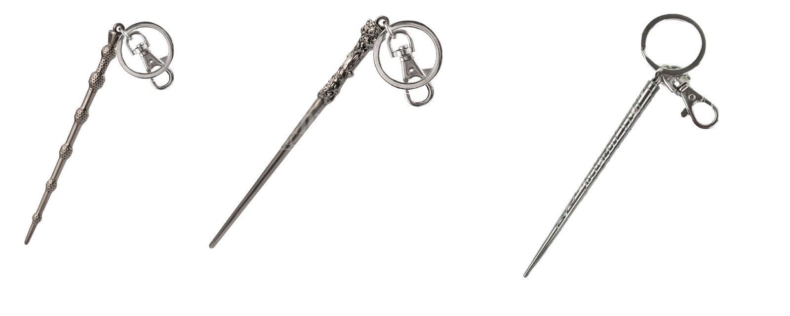 Harry Potter Llavero Oficial Peltre Varas Magia HP Hermione Harry Dumbledore