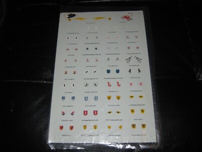 German Unit Insignias by Microscale Decals in 1/72 scale