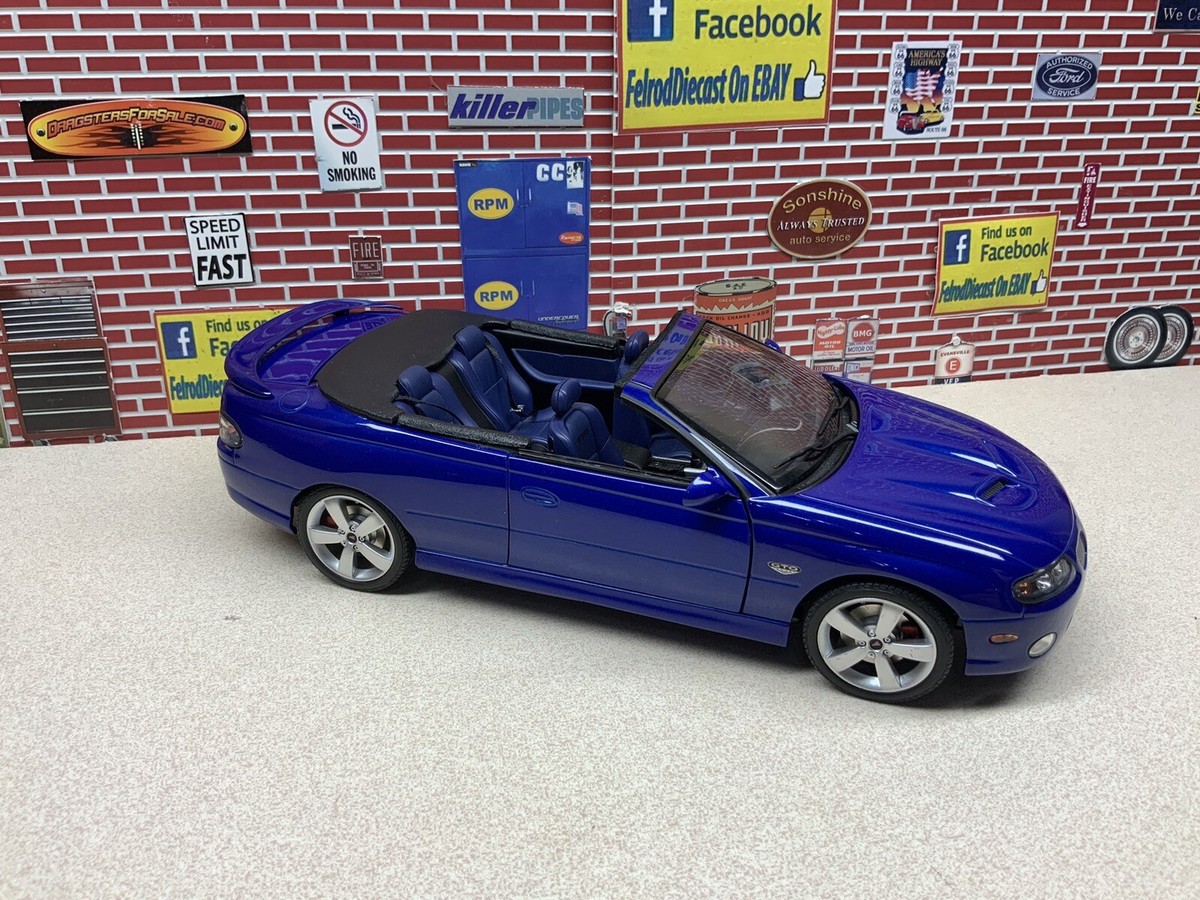 1/18 GMP GUYCAST 2006 Pontiac GTO Convertible Impulse Blue Custom