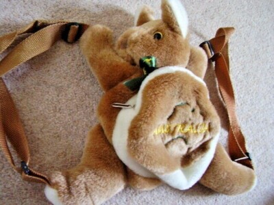 Australia Kids Backpack Kangaroo Plush -soft toy ,new UK