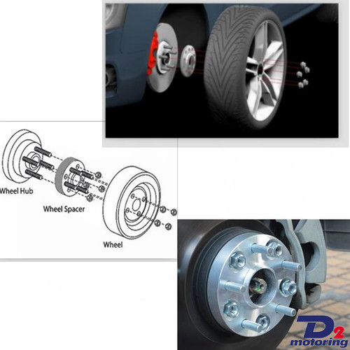 2Pcs 25mm 6x139.7mm-6x139.7mm Wheel Spacers 12x1.25 For Nissan Patrol GQ GU - Picture 7 of 8