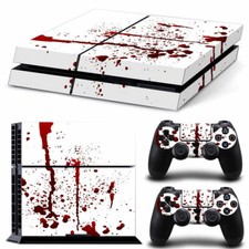 For PS4 1st Gen Console  2 Controllers Splatter Vinyl Skin Wrap Decal