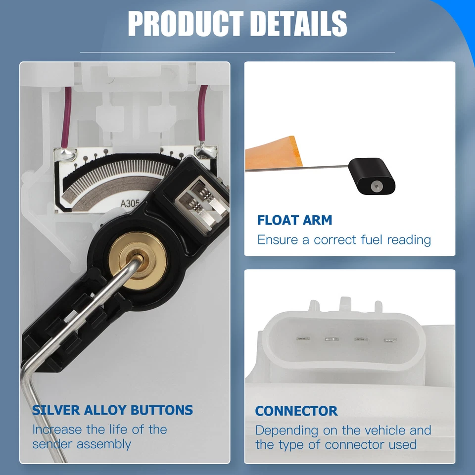 Топливный насос в сборе для 1998 1999 2000 Chevy GMC C1500 K1500 C2500 K2500 5,7 л - Изображение 2 из 4