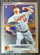 2022 Topps Chrome #49 Alexander Wells RC - Baltimore Orioles