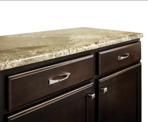 6x Contemporary Square Kitchen Cabinet Pull Vanity Closet Pulls Satin Nickel - Picture 2 of 3