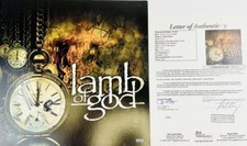LAMB OF GOD SIGNED ALBUM VINYL RECORD LP JOHN CAMPBELL AUTOGRAPH X4 JSA LETTER 6