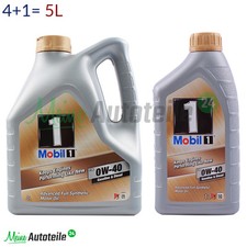 5 Liter MOBIL 1 FS 0W-40 New Life Nachfolger MOTORÖL 4L+1L= 5L MOTORENÖL