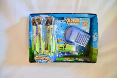 NEW Zing A X6 Zoom Rocket - BLASTS UP TO 75 FEET IN AIR -6 ROCKETS -SOFT FOAM 