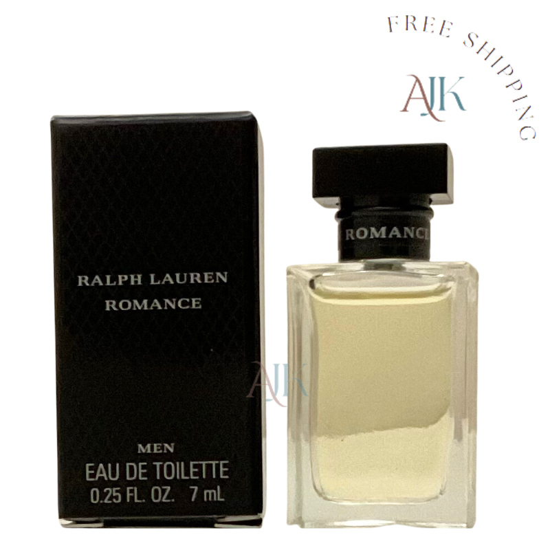 Romance For Men By Ralph Lauren 0.25oz/7 ml EDT Splash Mini Perfume