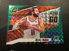 Ricky Rubio  “Green Mosaic Prizm” “Give And Go” 2019-20 Panini Mosaic Basketball