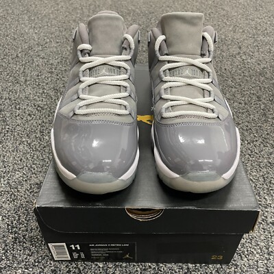 Nike Air Jordan 11 XI Low Cool Grey Sz 11 - 528895-003 DS