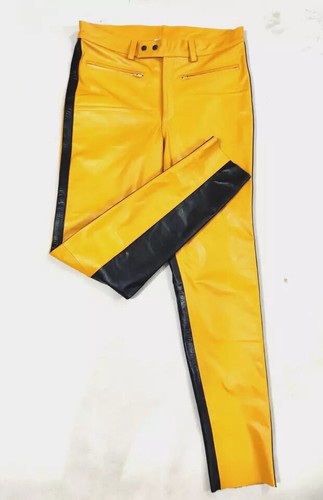 Mens New Bluff Party Leather Pant Jeans Style. Real Sot Lambskin Leather Pant 34