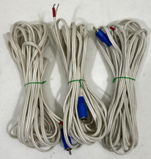 Lot of 3 Bose Speaker Wire Cable RCA to Bare Wire Lifestyle Acoustimass White