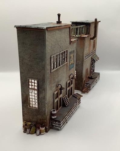 O Scale Lemuel’s Pipe & Drain Background Structure Kit Laser Cut - Picture 2 of 11