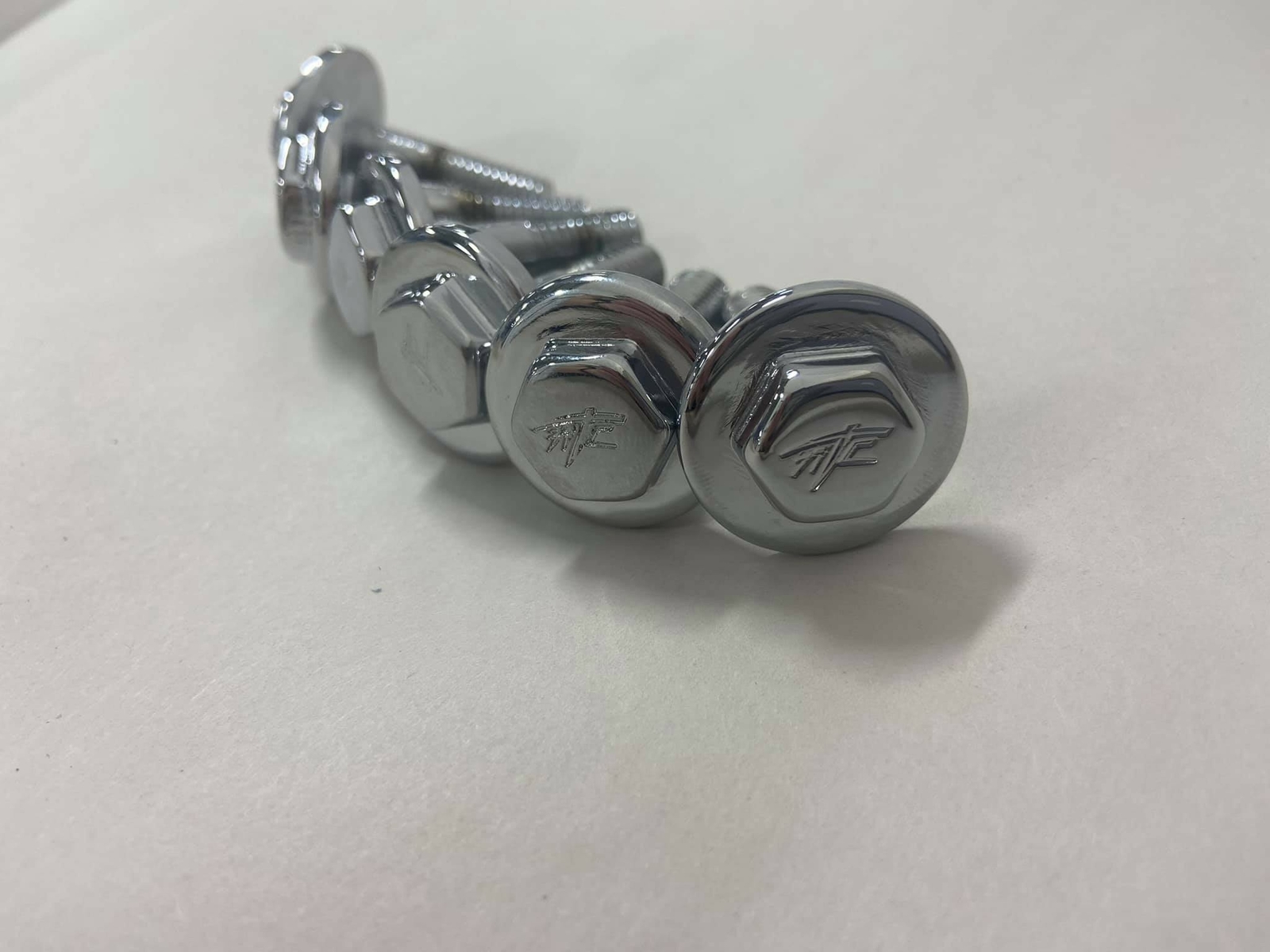 HAYABUSA CHROME ENGRAVED FOOT PEG BRACKET BOLTS (6) 19992007 SUZUKI