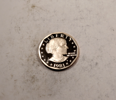 1981-S TY2 Susan B Anthony Dollar * Gem Proof Cameo * Type 2 * Key