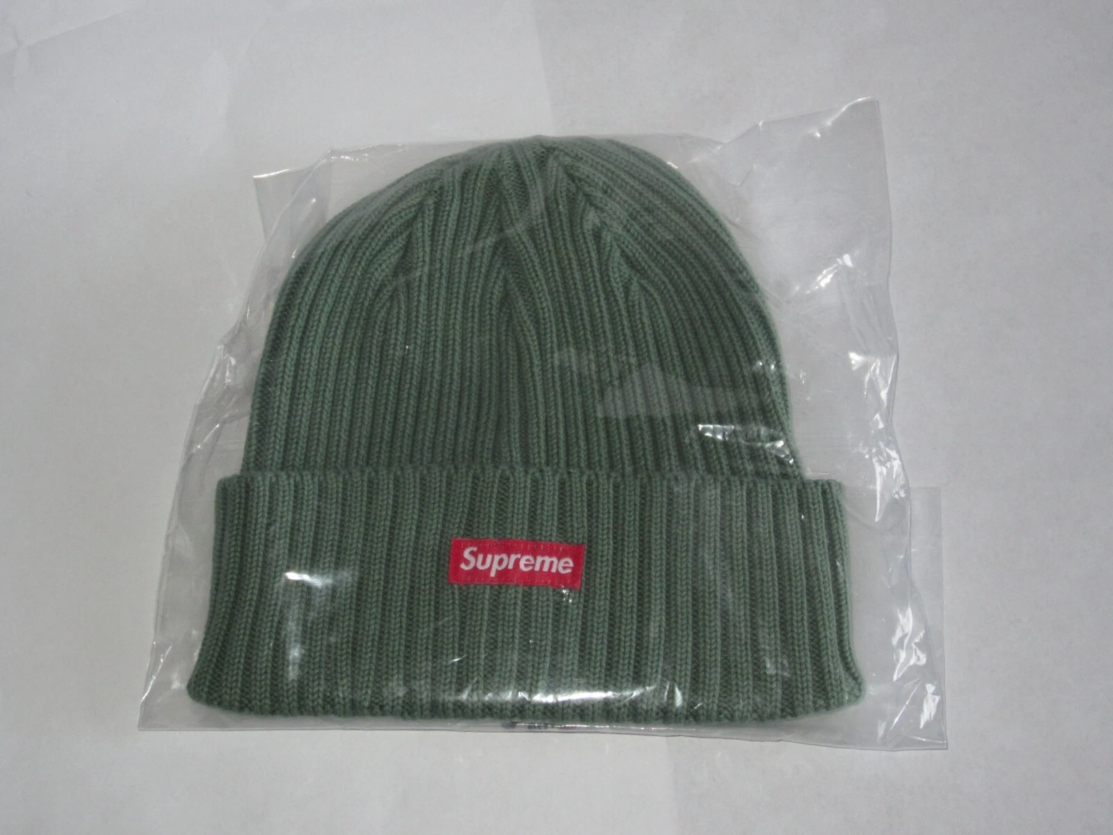 Casquette chapeau d'hiver Supreme New York Overdyed Beanie VERT NEUF ! S/S 2022