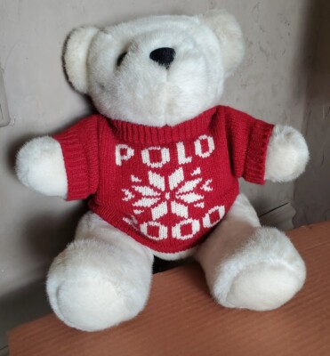 VTG Polo Ralph Lauren 1999 Red 2000 Sweater Stuffed 15