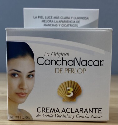 Concha Nacar De Perlop Crema Aclarante Brightening Mask#3 Net Wt 2 oz. /56g  