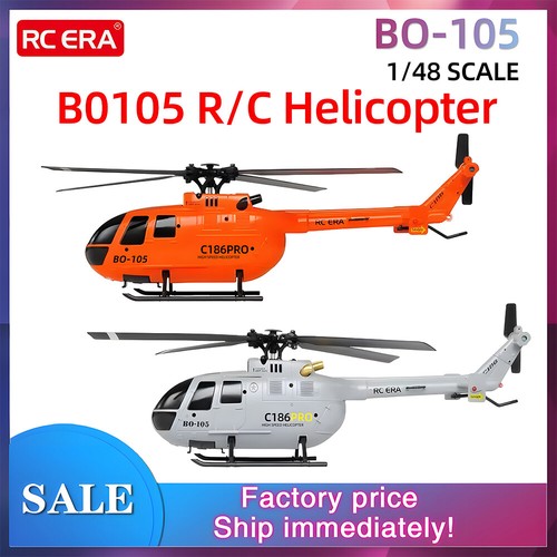 RC ERA BO-105 RC Helicopter 1:48 4CH 6-axis Gyro One Key Take off RFT Aircraft - Picture 5 of 26