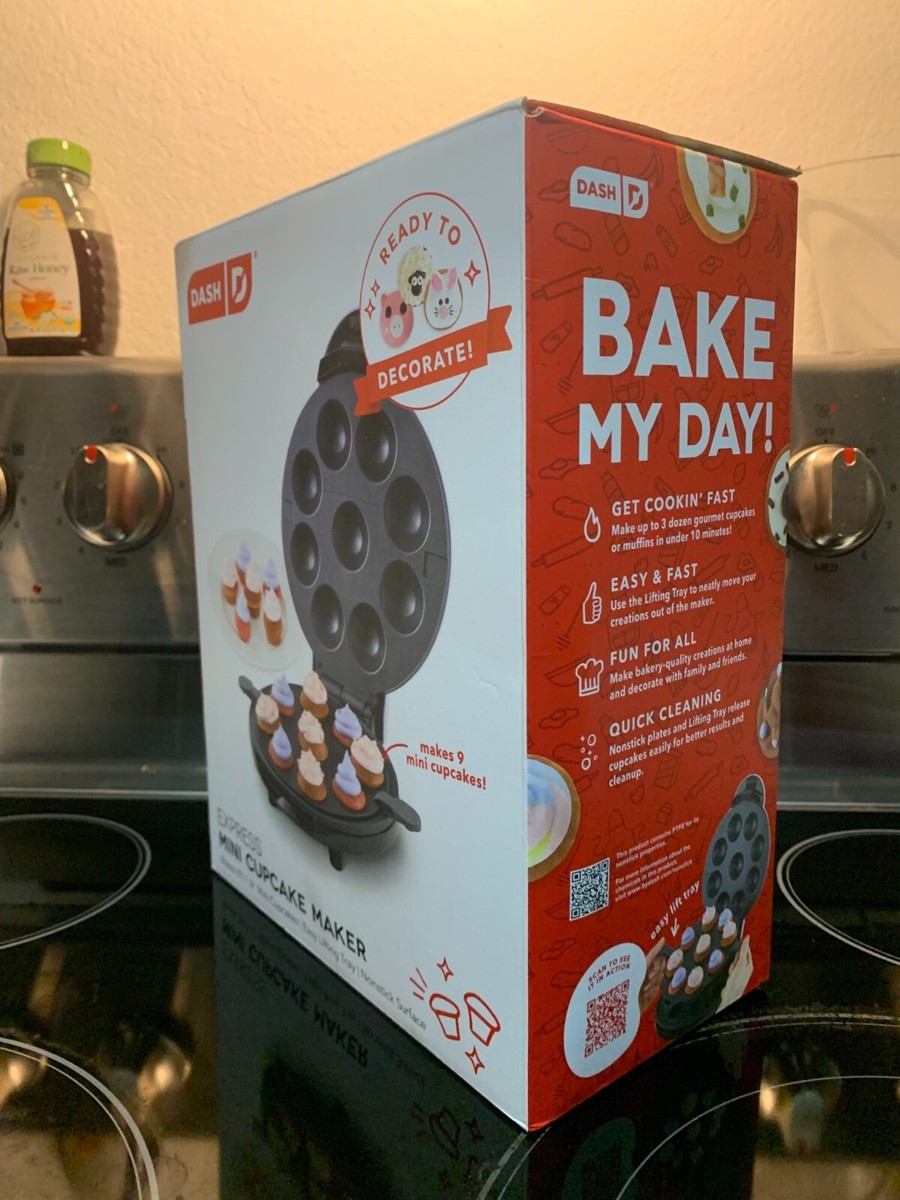 Dash Express Mini Cupcake Maker - 9 Mini Cupcake Baker Machine
