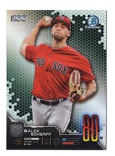 Alex Scherff 2019 Bowman Baseball Chrome Scouts Top 100 #BTP-80 Boston Red Sox