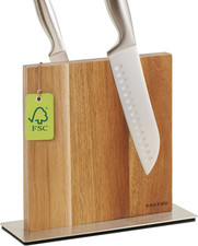 Ceppo Coltelli Da Cucina Magnetico - Portacoltelli in Legno Di Acacia FSC® - Ext