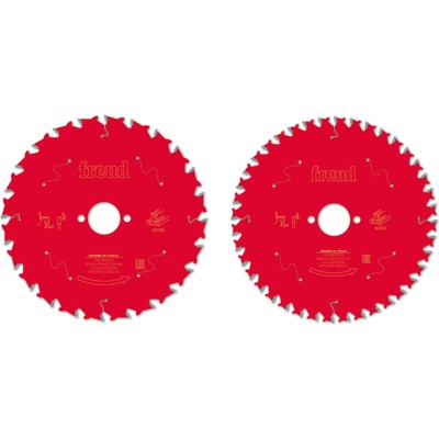 Freud PRO 2-teiliges 190 mm Kreissägeblatt-Set 190 mm verschiedene Zähne 30 mm