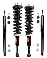 Monroe Front Strut Coil Springs & Rear Shock Absorbers Kit For Tundra 07-21 4WD