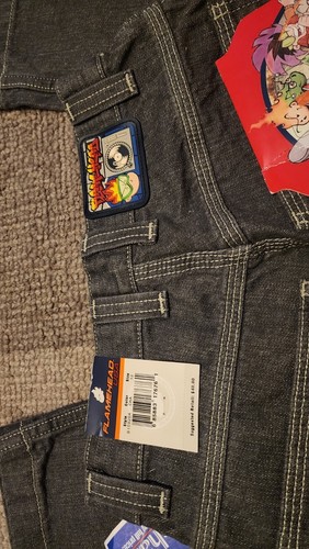 Vintage Jnco Jeans Sz 12 Flamehead Made USA NWT DeadStock - Picture 3 of 5