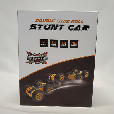 Roll Stunt Car - Double-Sided - Ages 6+ - 2.4GHz - 12KM/H - 1:18 Scale