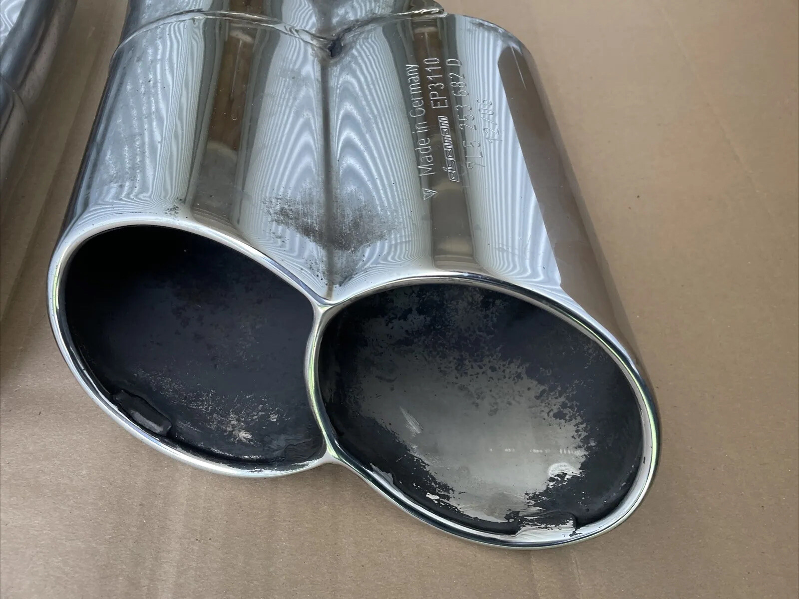 Porsche Cayenne Turbo 955 Factory Exhaust Tips Eisenmann 