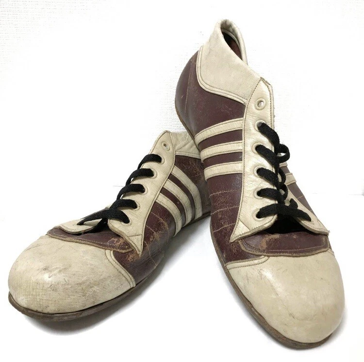VINTAGE 50s 60s Leather Shoes Sneakers Mexican Mexico Bowling