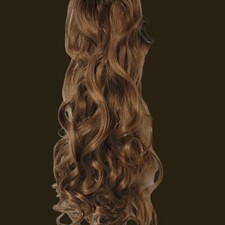 PRETTYSHOP XXL FULL HEAD SET 8 PCS 20" CLIP IN HAIR EXTENSIONS LIGHT BROWN