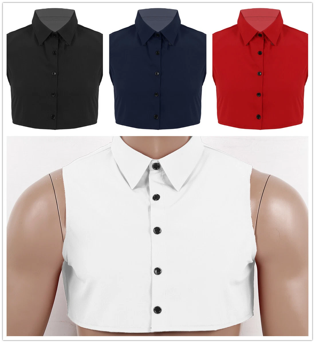 Fake collars for 2025 under sweaters mens