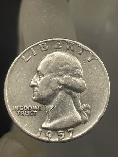 U.S. COINS - ANTIQUE SILVER QUARTER - 1957 - MINT D - Bild 3 von 7