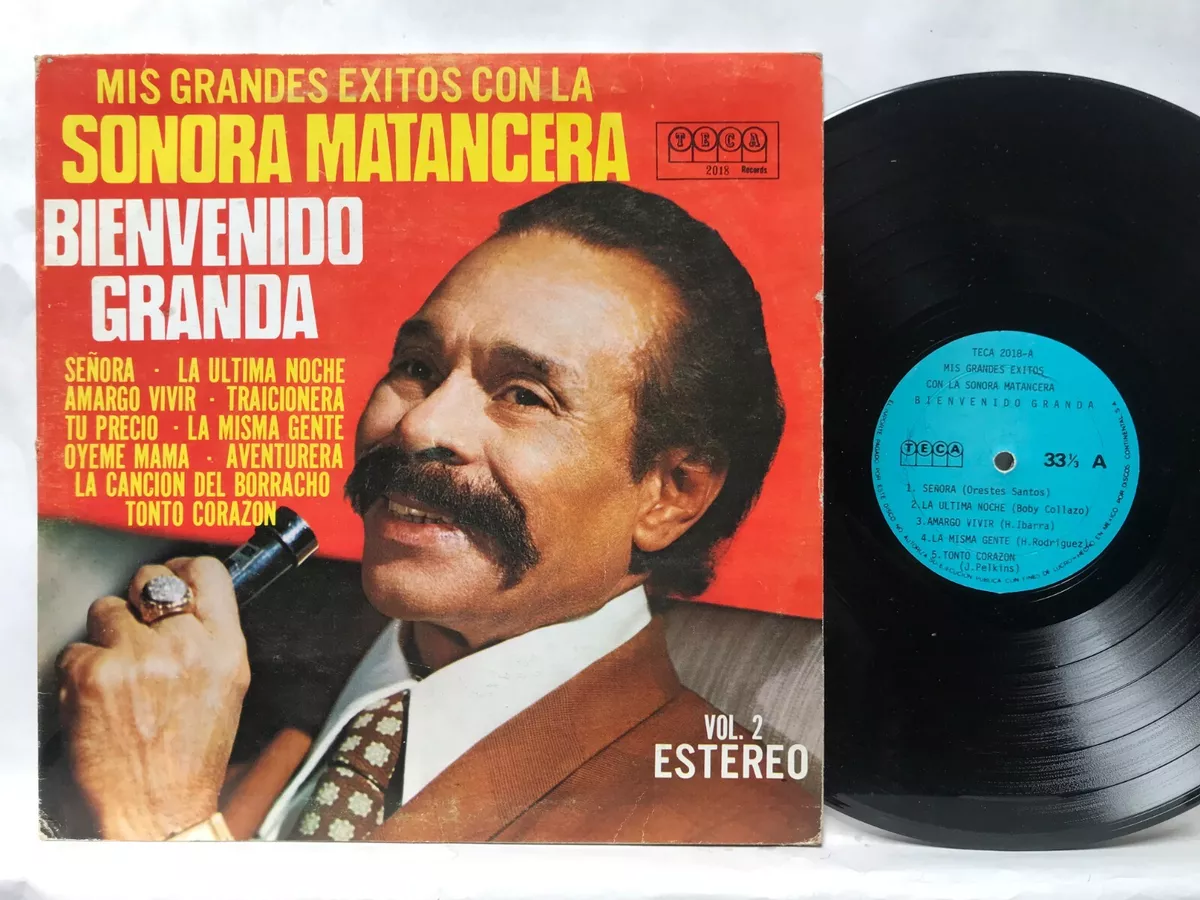 Bienvenido Granda Sonora Matansera Lp Record Vinyl VG 12”