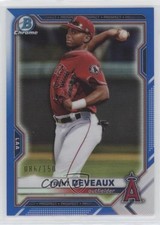 2021 Bowman Draft Chrome Blue Refractor 86/150 Trent Deveaux #BDC-133 fm0