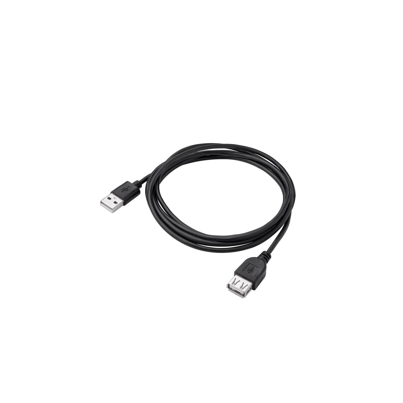 Akyga Schwarz Usb-Kabel Usb-A Stecker, Usb-A Buchse 1.80 M Ak-Usb-07 - Bild 3