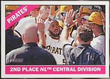 2015 Topps Heritage #404 2nd Place NL Central Division CL Baseball NM