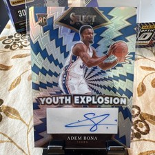 2024-25 Panini Select - Youth Explosion Signatures Adem Bona #YE-ADM (AU, RC)