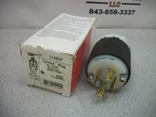 PASS & SEYMOUR TURNLOK PLUG L1420P 20AMP 125/250VOLT 3POLE 4W GRND NIB