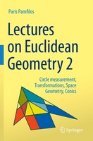 Lectures On Euclidean Geometry - Volume 2 Paris Pamfilos