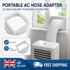 For Comfee Portable AC Hose Adapter 5.9 Inch Square Round Connector Vent Kit