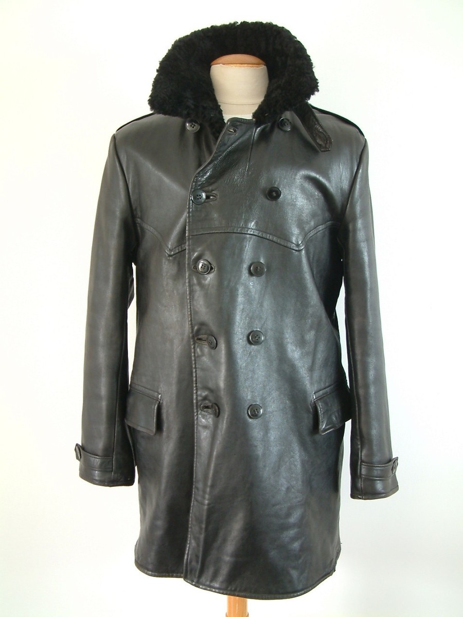 ジャケット・アウター 40s Swedish military leather jacket s-l1200.jpg