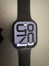 Apple Watch Series 10 Aluminium GPS 46mm - Med/Lrg Strap Jet Black