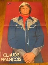 Poster PODIUM double page A4  )) CLAUDE FRANCOIS 1980