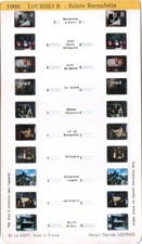 Lestrade Simplex Stereoskop Karta obrazu 3D 1008 "Lourdes 8 - St. Bernadette"